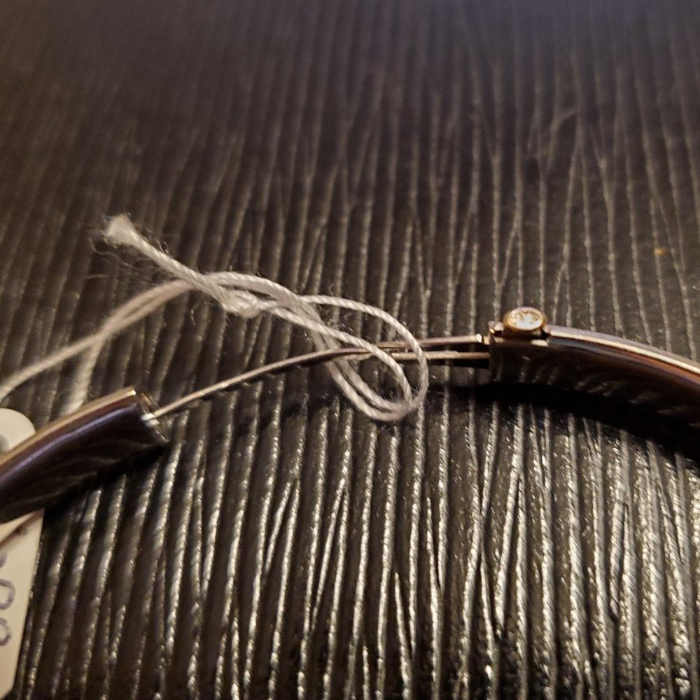 14K white gold bangle beautiful bracelet - Picture 9 of 10